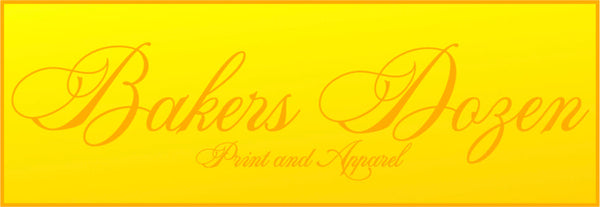 Bakers Dozen Print and Apparel Logo - Honey 